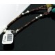 Large Certified Authentic 2 Strand Navajo Native .925 Sterling Silver Multicolor Stones Native American Necklace 15501-16