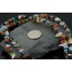 Large Certified Authentic 2 Strand Navajo Native .925 Sterling Silver Multicolor Stones Native American Necklace 15501-22 Large Certified Authentic 2 Strand Navajo Native .925 Sterling Silver Multicolor Stones Native American Necklace 15501-22