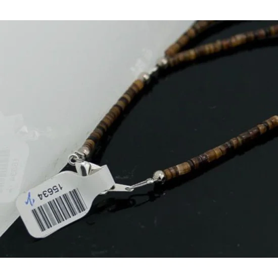 Large Certified Authentic 2 Strand Navajo Native .925 Sterling Silver Multicolor Stones Native American Necklace 390612828686