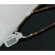 Large Certified Authentic 2 Strand Navajo Native .925 Sterling Silver Multicolor Stones Native American Necklace 390612828686