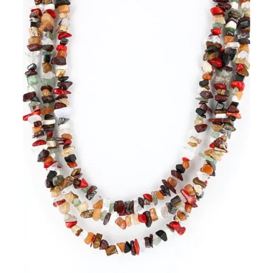 Large Certified Authentic 3 Strand Navajo .925 Sterling Silver Multicolor Natural Stone 122 Native American Necklace 371062918948 Large Certified Authentic 3 Strand Navajo .925 Sterling Silver Multicolor Natural Stone 122 Native American Necklace 371062918948
