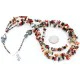 Large Certified Authentic 3 Strand Navajo .925 Sterling Silver Multicolor Natural Stone 122 Native American Necklace 371062918948 Large Certified Authentic 3 Strand Navajo .925 Sterling Silver Multicolor Natural Stone 122 Native American Necklace 371062918948