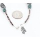 Large Certified Authentic 3 Strand Navajo .925 Sterling Silver Multicolor Natural Stone 122 Native American Necklace 371062918948