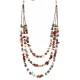 Large Certified Authentic 3 Strand Navajo .925 Sterling Silver Multicolor Natural Stone 631 Native American Necklace 15863-1 Large Certified Authentic 3 Strand Navajo .925 Sterling Silver Multicolor Natural Stone 631 Native American Necklace 15863-1