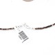 Large Certified Authentic 3 Strand Navajo .925 Sterling Silver Multicolor Natural Stone 631 Native American Necklace 15863-1
