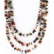 Large Certified Authentic 3 Strand Navajo .925 Sterling Silver Multicolor Natural Stone Native American Necklace 371034229410 Large Certified Authentic 3 Strand Navajo .925 Sterling Silver Multicolor Natural Stone Native American Necklace 371034229410