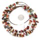 Large Certified Authentic 3 Strand Navajo .925 Sterling Silver Multicolor Stones Native American Necklace 15863-3 Large Certified Authentic 3 Strand Navajo .925 Sterling Silver Multicolor Stones Native American Necklace 15863-3