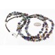 Large Certified Authentic 3 Strand Navajo .925 Sterling Silver Multicolor Stones Native American Necklace 370991281528 Large Certified Authentic 3 Strand Navajo .925 Sterling Silver Multicolor Stones Native American Necklace 370991281528