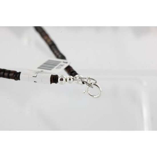 Large Certified Authentic 3 Strand Navajo .925 Sterling Silver Multicolor Stones Native American Necklace 370991281528 Large Certified Authentic 3 Strand Navajo .925 Sterling Silver Multicolor Stones Native American Necklace 370991281528