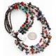 Large Certified Authentic 3 Strand Navajo .925 Sterling Silver Multicolor Stones Native American Necklace 371018535783 Large Certified Authentic 3 Strand Navajo .925 Sterling Silver Multicolor Stones Native American Necklace 371018535783