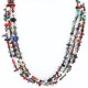Large Certified Authentic 3 Strand Navajo .925 Sterling Silver Multicolor Stones Native American Necklace 371018535783 Large Certified Authentic 3 Strand Navajo .925 Sterling Silver Multicolor Stones Native American Necklace 371018535783