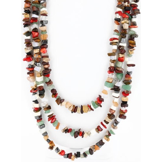 Large Certified Authentic 3 Strand Navajo .925 Sterling Silver Multicolor Stones Native American Necklace 371037281354 Large Certified Authentic 3 Strand Navajo .925 Sterling Silver Multicolor Stones Native American Necklace 371037281354