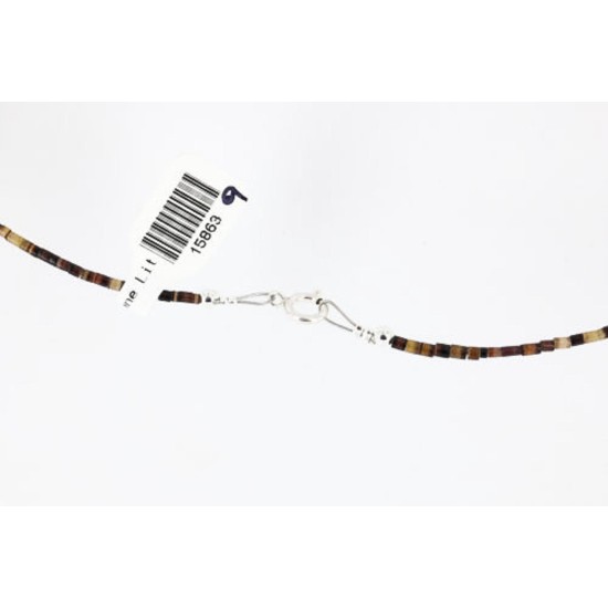 Large Certified Authentic 3 Strand Navajo .925 Sterling Silver Multicolor Stones Native American Necklace 371037281354 Large Certified Authentic 3 Strand Navajo .925 Sterling Silver Multicolor Stones Native American Necklace 371037281354
