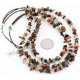 Large Certified Authentic 3 Strand Navajo .925 Sterling Silver Multicolor Stones Native American Necklace 371037504788 Large Certified Authentic 3 Strand Navajo .925 Sterling Silver Multicolor Stones Native American Necklace 371037504788