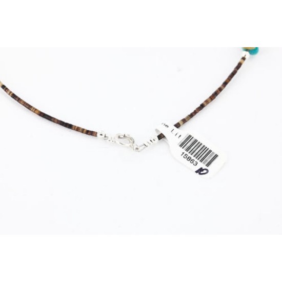 Large Certified Authentic 3 Strand Navajo .925 Sterling Silver Multicolor Stones Native American Necklace 371037504788 Large Certified Authentic 3 Strand Navajo .925 Sterling Silver Multicolor Stones Native American Necklace 371037504788
