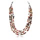 Large Certified Authentic 3 Strand Navajo .925 Sterling Silver Multicolor Stones Native American Necklace 371062765131 Large Certified Authentic 3 Strand Navajo .925 Sterling Silver Multicolor Stones Native American Necklace 371062765131