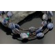 Large Certified Authentic 3 Strand Navajo Native .925 Sterling Silver LAPIS and Turquoise Native American Necklace 1593-14 Large Certified Authentic 3 Strand Navajo Native .925 Sterling Silver LAPIS and Turquoise Native American Necklace 1593-14