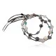 Large Certified Authentic 3Strand Navajo Native .925 Sterling Silver Turquoise and Multicolor Stones Native American Necklace 1593-10 Large Certified Authentic 3Strand Navajo Native .925 Sterling Silver Turquoise and Multicolor Stones Native American Necklace 1593-10
