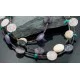 Large Certified Authentic 3Strand Navajo Native .925 Sterling Silver Turquoise and Multicolor Stones Native American Necklace 1593-10 Large Certified Authentic 3Strand Navajo Native .925 Sterling Silver Turquoise and Multicolor Stones Native American Necklace 1593-10