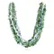 Large Certified Authentic 6 Strand Navajo .925 Sterling Silver Natural Turquoise Jade and Opalite Native American Necklace 16012