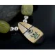 Large Certified Authentic Navajo .925 Sterling Silver Black Onyx Agate Native American Necklace 15213-24