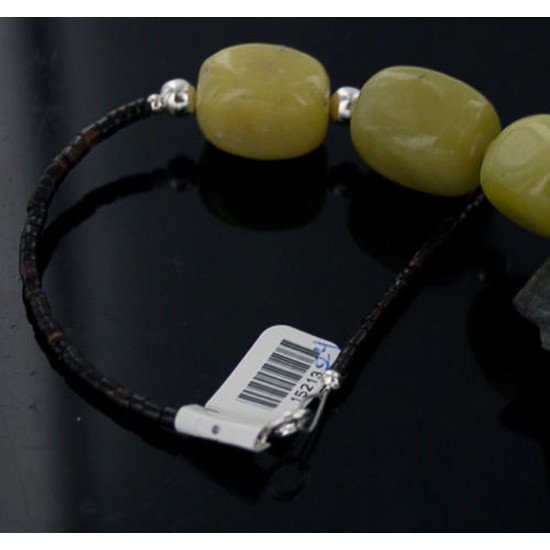 Large Certified Authentic Navajo .925 Sterling Silver Black Onyx Agate Native American Necklace 15213-24 Large Certified Authentic Navajo .925 Sterling Silver Black Onyx Agate Native American Necklace 15213-24
