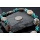 Large Certified Authentic Navajo .925 Sterling Silver Boulder Blue Turquoise Native American Necklace 370793445829