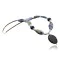 Large Certified Authentic Navajo .925 Sterling Silver LAPIS Black ONYX Native American Necklace 370832548886