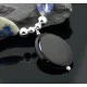 Large Certified Authentic Navajo .925 Sterling Silver LAPIS Black ONYX Native American Necklace 370832548886