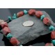 Large Certified Authentic Navajo .925 Sterling Silver Magnesite Red Jasper Native American Necklace 390578017481