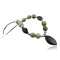 Large Certified Authentic Navajo .925 Sterling Silver Natural Black Onyx Jasper Native American Necklace 390645368639