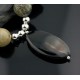 Large Certified Authentic Navajo .925 Sterling Silver Natural Black Onyx Jasper Native American Necklace 390645368639