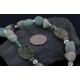 Large Certified Authentic Navajo .925 Sterling Silver Natural Turquoise Agate Jasper Native American Necklace 370888238961