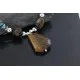 Large Certified Authentic Navajo .925 Sterling Silver Natural Turquoise and Tigers Eye Native American Necklace 15215-37 Large Certified Authentic Navajo .925 Sterling Silver Natural Turquoise and Tigers Eye Native American Necklace 15215-37