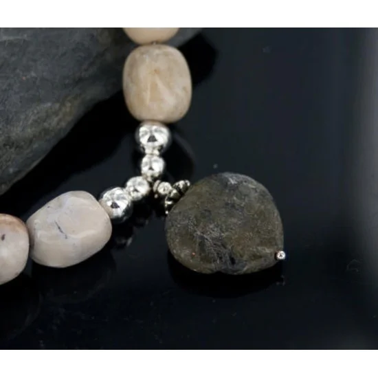 Large Certified Authentic Navajo .925 Sterling Silver Natural Turquoise Jasper Native American Necklace 370889356084