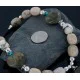 Large Certified Authentic Navajo .925 Sterling Silver Natural Turquoise Jasper Native American Necklace 370889356084