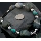 Large Certified Authentic Navajo .925 Sterling Silver Natural Turquoise Jasper Native American Necklace 390645405887
