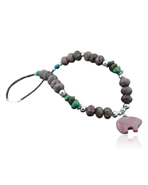 Large Certified Authentic Navajo .925 Sterling Silver Natural Turquoise Native American Necklace 390645922788
