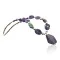 Large Certified Authentic Navajo .925 Sterling Silver Turquoise and Amethyst Native American Necklace 371130569701