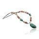 Large Certified Authentic Navajo .925 Sterling Silver Turquoise Carnelian Native American Necklace 370794600554