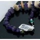Large Certified Authentic Navajo .925 Sterling Silver White Howlite and Amethyst Native American Necklace 390605187243