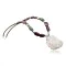 Large Certified Authentic Navajo .925 Sterling Silver White Howlite Jasper Native American Necklace 15501-4