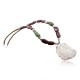 Large Certified Authentic Navajo .925 Sterling Silver White Howlite Jasper Native American Necklace 15501-4 Large Certified Authentic Navajo .925 Sterling Silver White Howlite Jasper Native American Necklace 15501-4