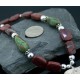 Large Certified Authentic Navajo .925 Sterling Silver White Howlite Jasper Native American Necklace 15501-4