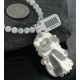 Large Handmade Certified Authentic Navajo .925 Sterling Silver Natural Turquoise and White Howlite Native American Necklace & Pendant 390684301644 Large Handmade Certified Authentic Navajo .925 Sterling Silver Natural Turquoise and White Howlite Native American Necklace & Pendant 390684301644