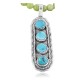 Large Handmade Certified Authentic Navajo .925 Sterling Silver Turquoise, Agate Native American Necklace & Pendant 370923320281