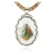 Large HANDMADE Certified Authentic Navajo .925 Sterling Silver Turquoise Graduated Melon Shell Native American Necklace 15971
