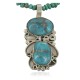 Large Handmade Certified Authentic Navajo .925 Sterling Silver Turquoise Native American Necklace 370928553310 Large Handmade Certified Authentic Navajo .925 Sterling Silver Turquoise Native American Necklace 370928553310