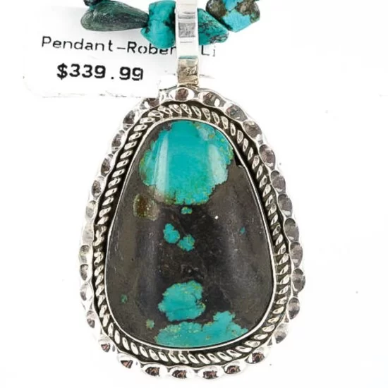 Large Handmade Certified Authentic Navajo .925 Sterling Silver Turquoise Native American Necklace 371002796832 Large Handmade Certified Authentic Navajo .925 Sterling Silver Turquoise Native American Necklace 371002796832