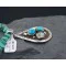 Large Handmade Certified Authentic Navajo Native .925 Sterling Silver Turquoise Native American Necklace 390567637764 Large Handmade Certified Authentic Navajo Native .925 Sterling Silver Turquoise Native American Necklace 390567637764